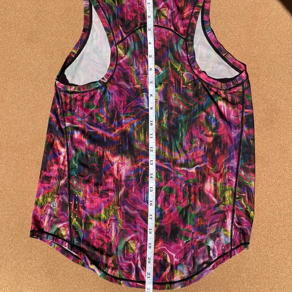 Lululemon High Neck Running and Training Hyper Flow Pink Tank Top S - Picture 6 of 11